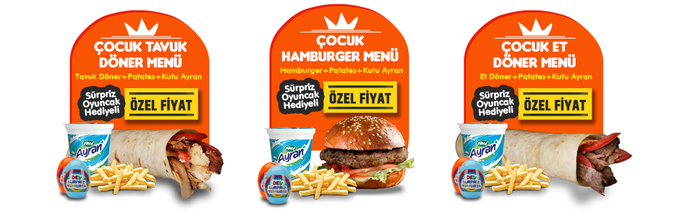 Kırmızı Döner® Çocuk Menü